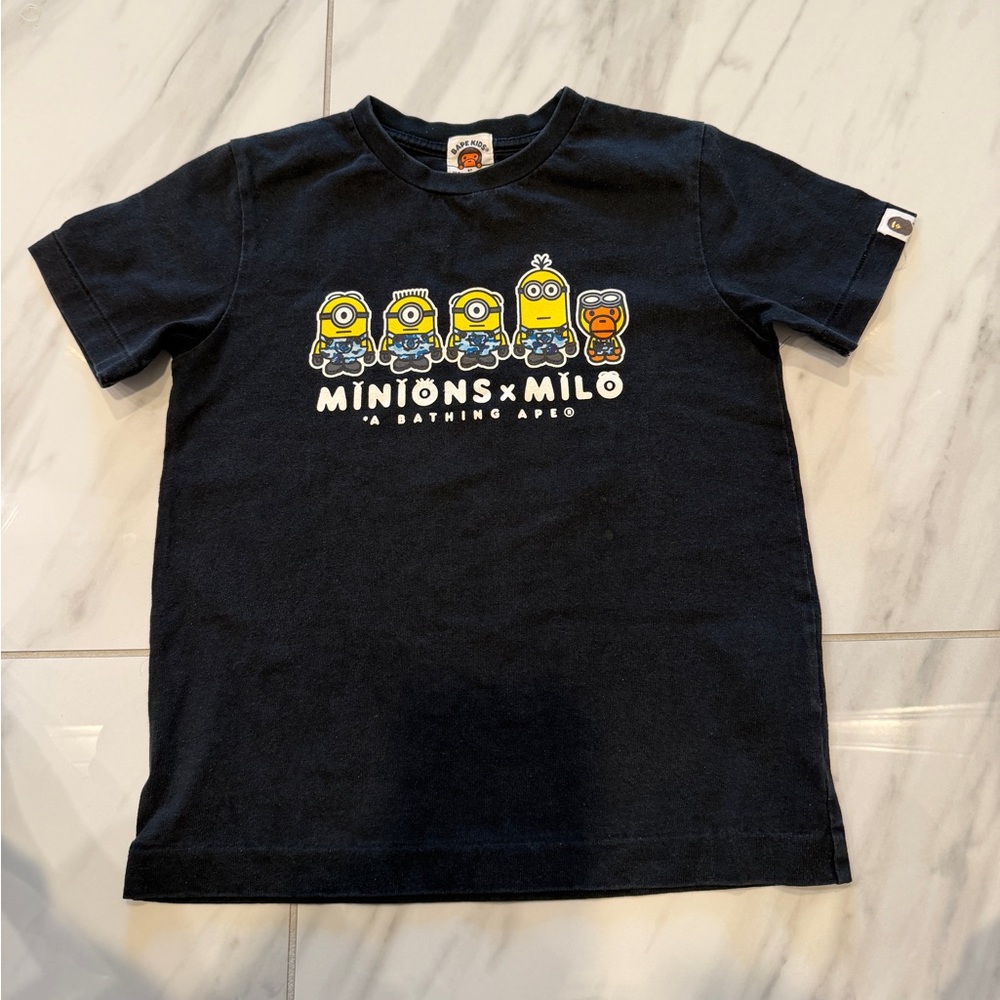 Bape minion T-shirt size：120cm